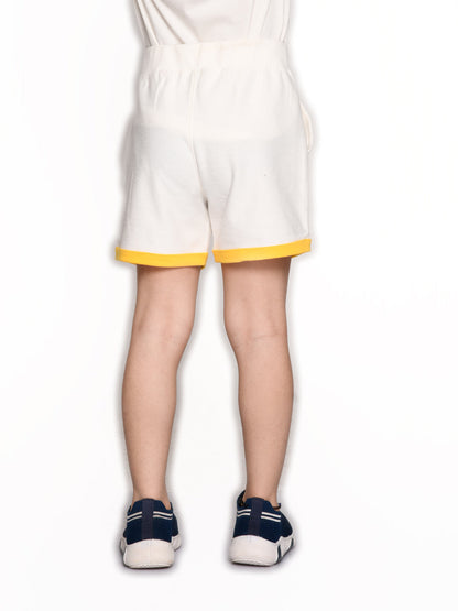 Spunkies Organic CONTART SHORTS -White