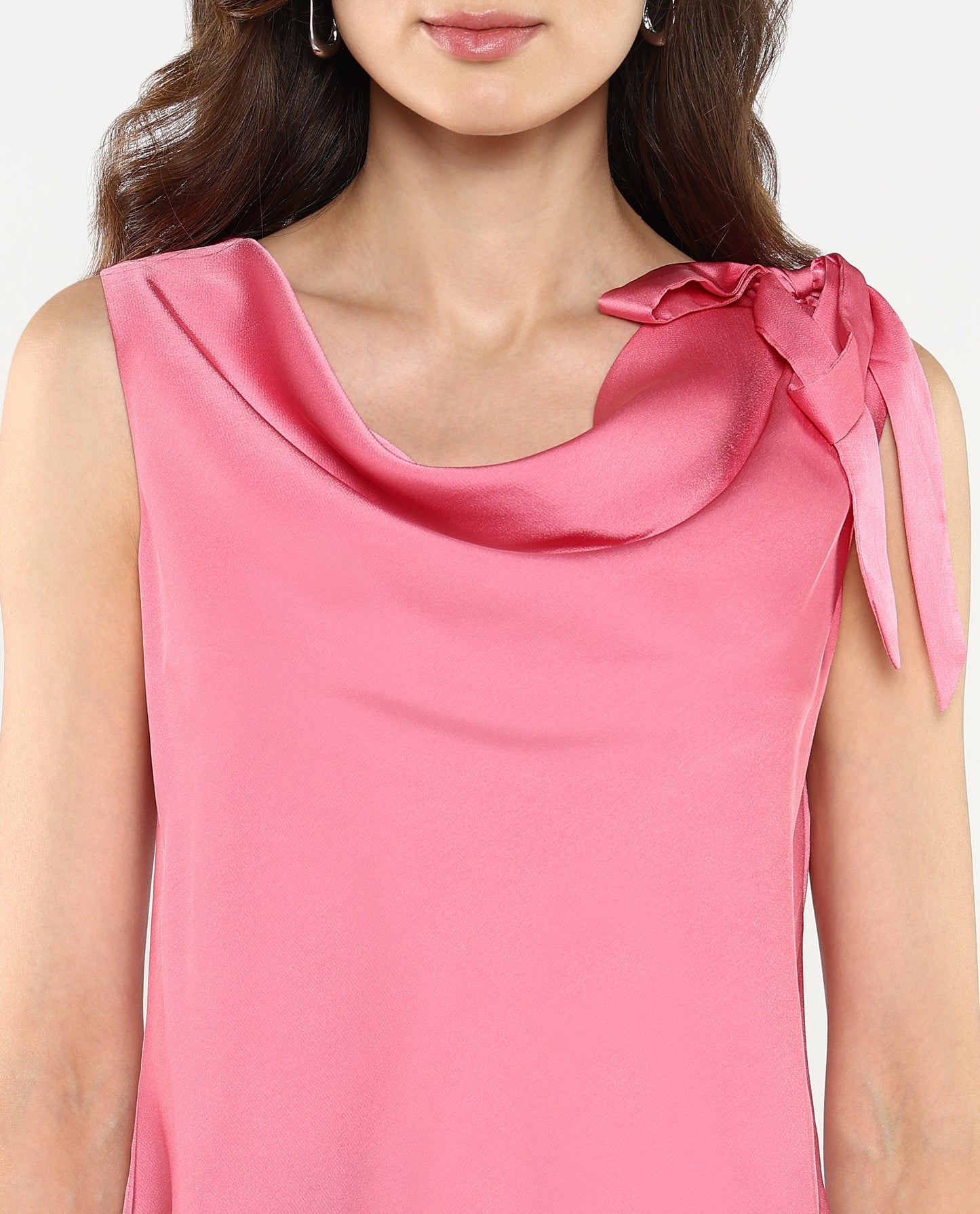 Rareism Women Snicketti Pink Plain Top