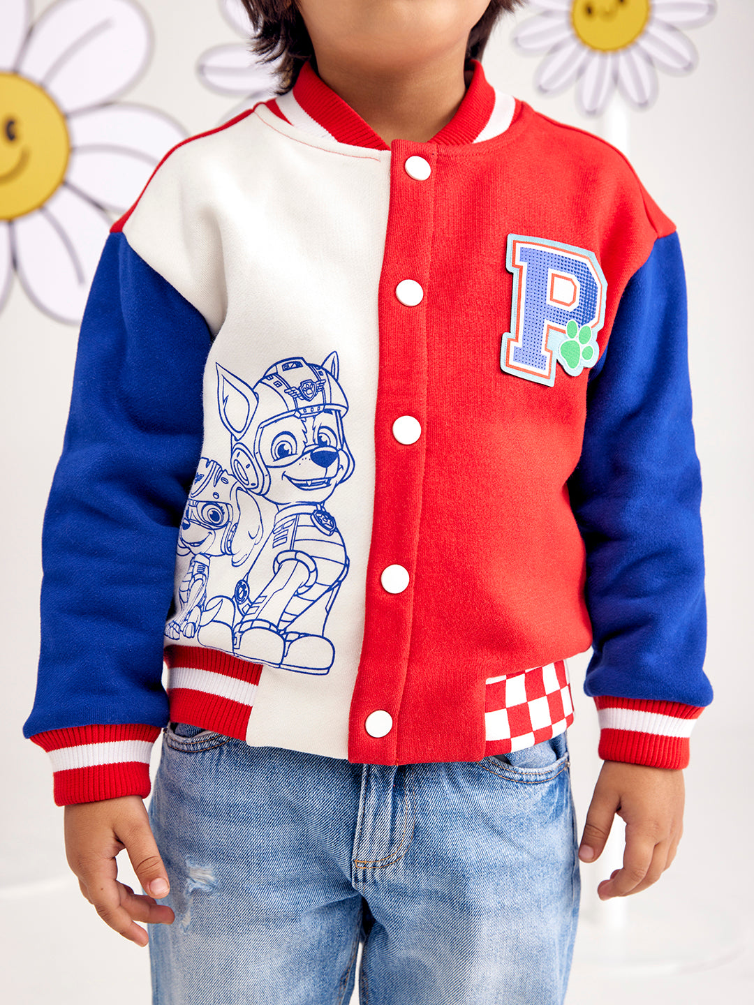 Red & Blue Unisex Paw Patrol Jackets