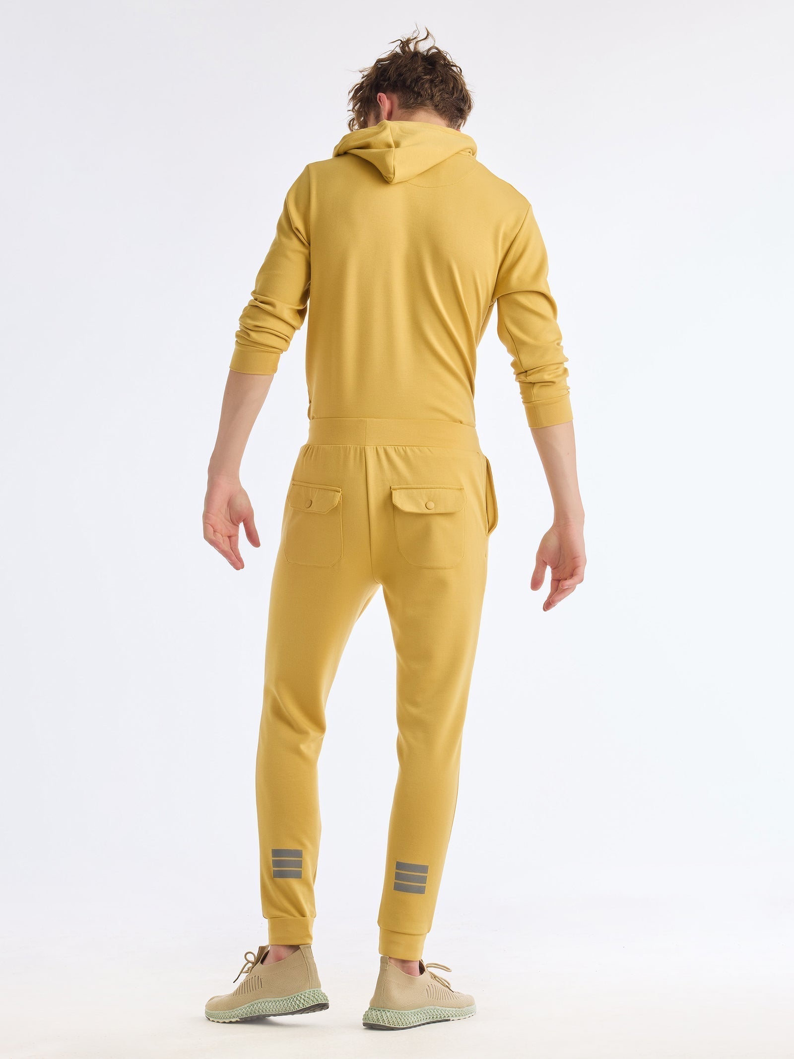 Yellow Regular Fit Track Pant