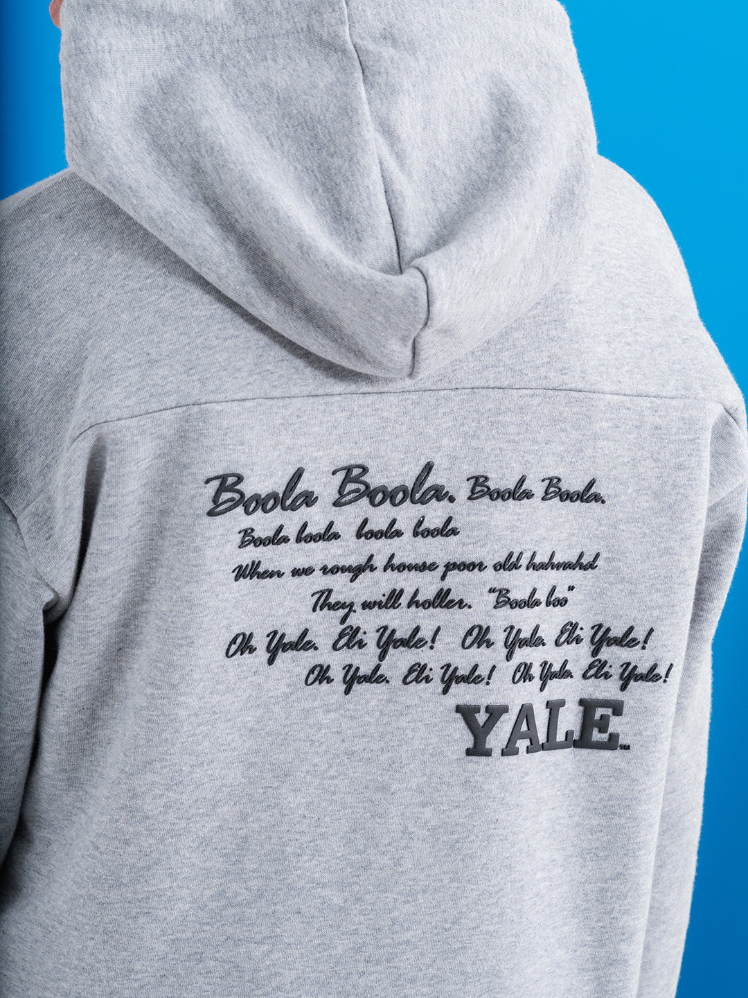 Trendy Yale Grey Hoodie