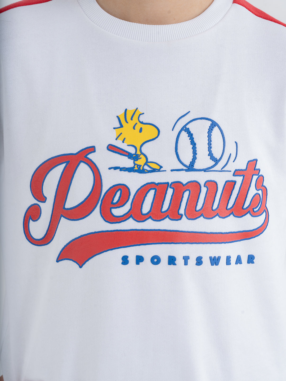 Boys Versatile White Peanut T-shirt