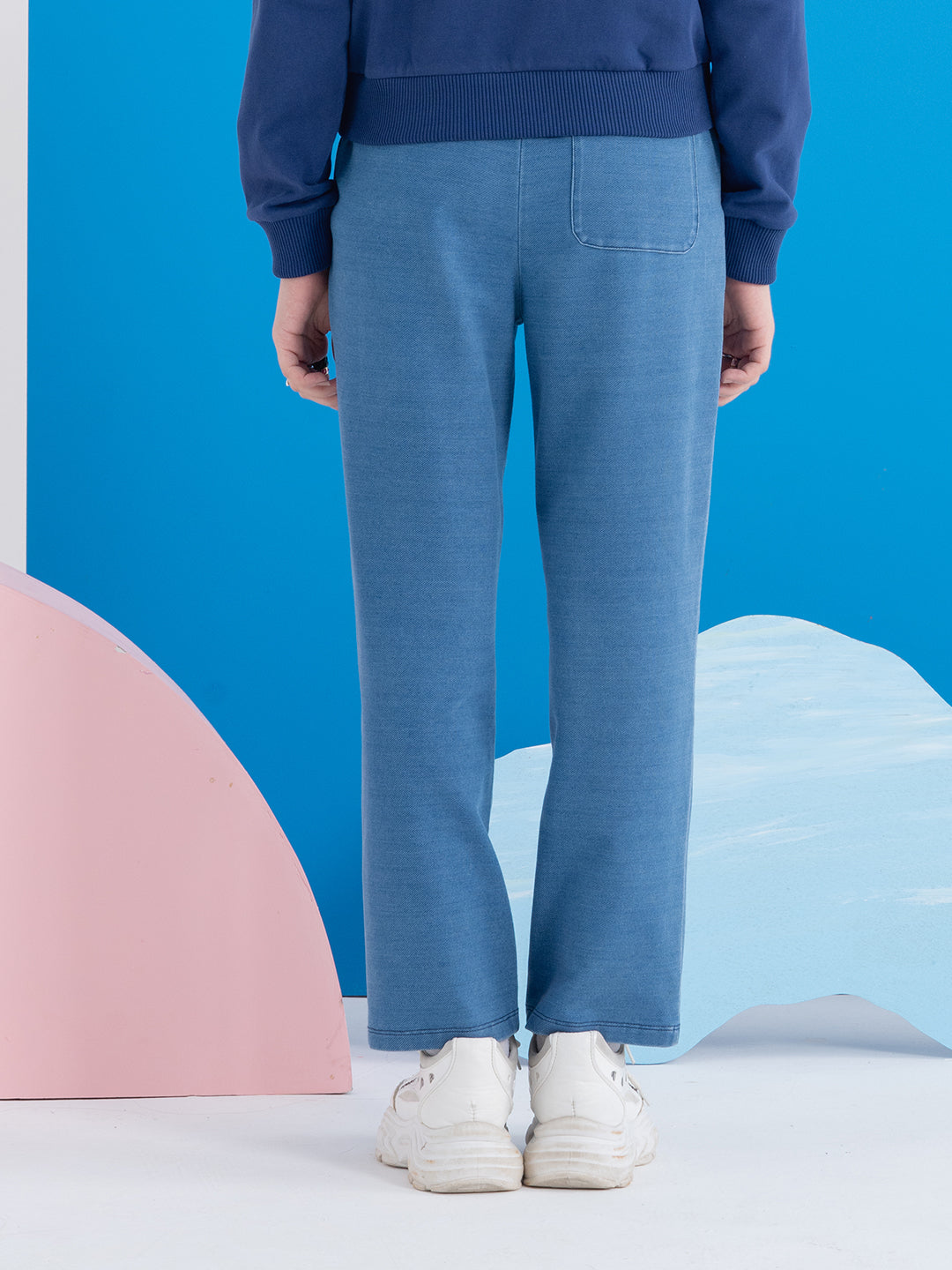 Drawcord Blue Pants