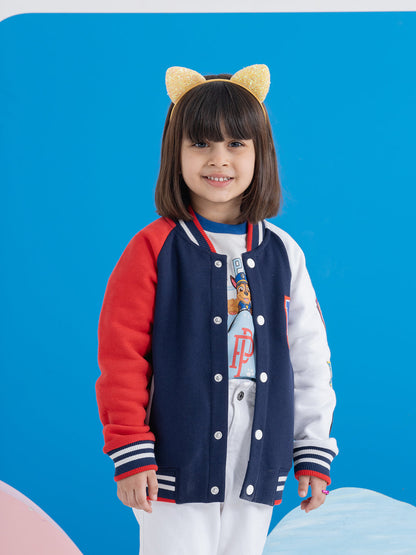 Red & Blue Unisex Paw Patrol Jackets With 3D Badge