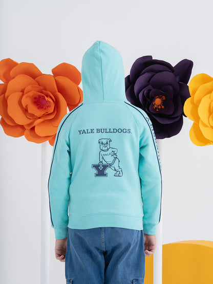 Boys Sky Blue Hoodie With Kangaroo Pockets