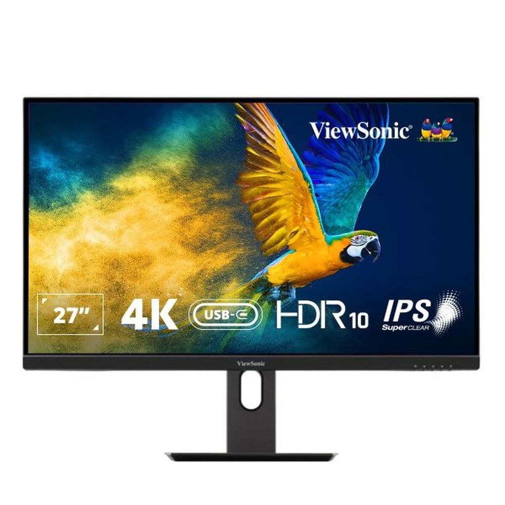 VIEWSONIC VX2762U-4K 27 Inch 4K UHD 60Hz IPS Panel 104%SRGB 3.8MS AMD Freesync Monitor