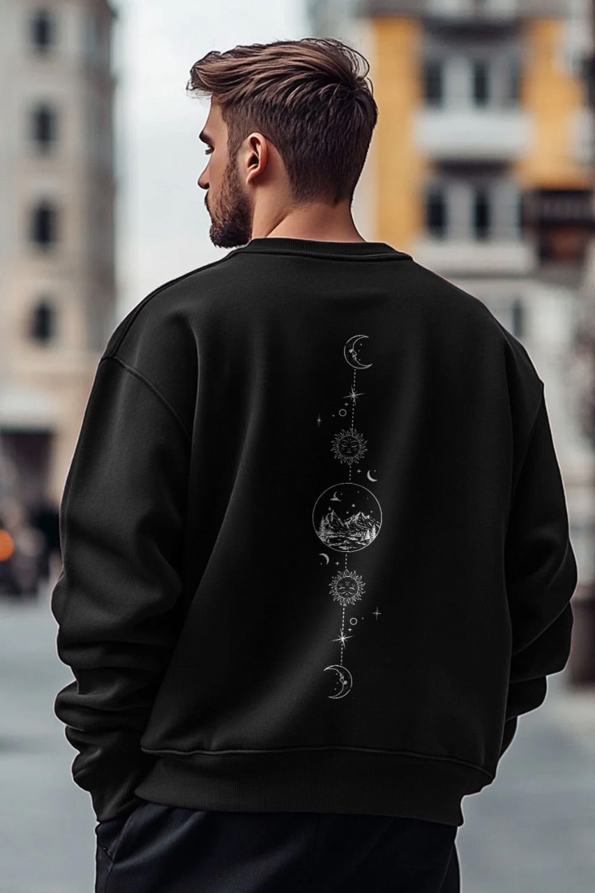 Lunar Echo Oversized Sweatshirt