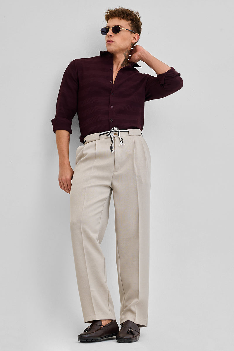 Beige Korean Pant