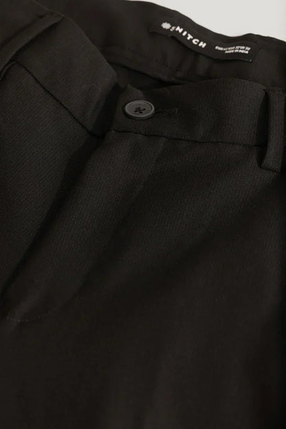 Black Slim Fit Stretch Trouser