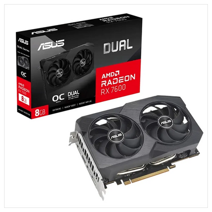 ASUS Dual Radeon RX 7600 V2 OC Edition 8GB AMD Graphic Card