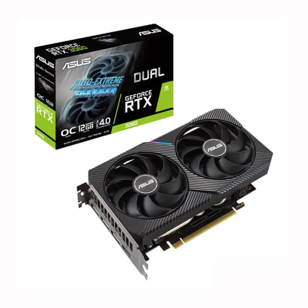 ASUS Dual GeForce RTX 3060 Dual OC V2 LHR 12GB Nvidia Graphic Card