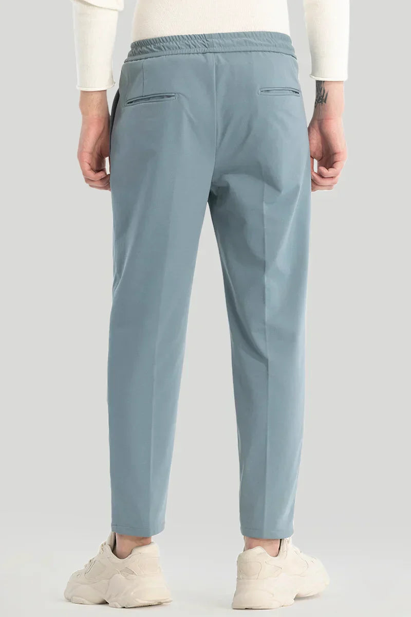 Blue Relaxed Fit Trousers