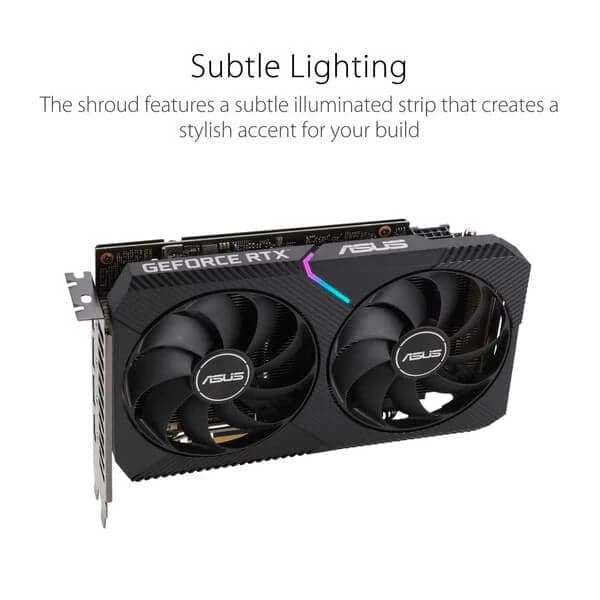 ASUS Dual GeForce RTX 3060 Dual OC V2 LHR 12GB Nvidia Graphic Card