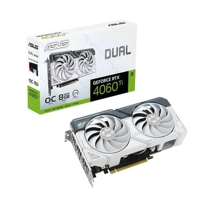 ASUS Dual GeForce RTX 4060 Ti White OC Edition 8GB Nvidia Graphic Card