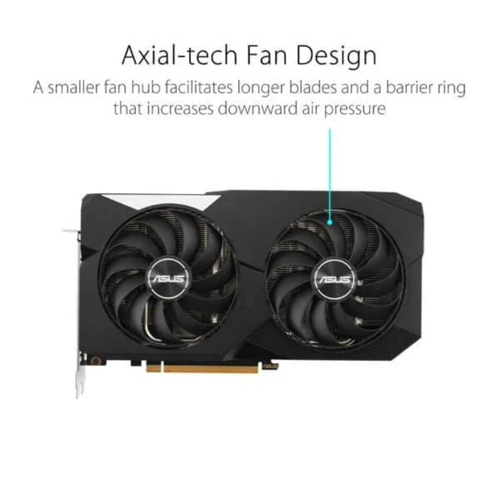 ASUS Dual Radeon RX 6650 XT OC 8GB AMD Graphic Card