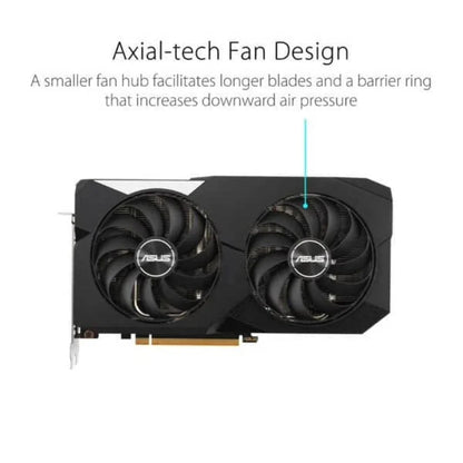 ASUS Dual Radeon RX 6650 XT OC 8GB AMD Graphic Card