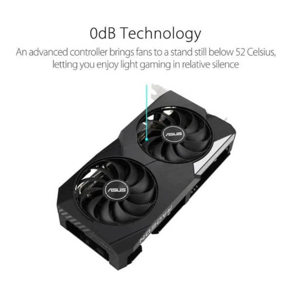 ASUS Dual Radeon RX 6650 XT OC 8GB AMD Graphic Card