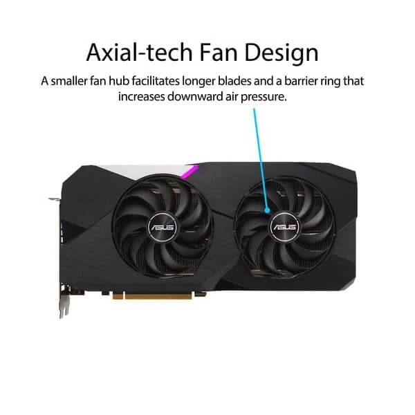 ASUS Dual Radeon RX 6700 XT OC 12GB AMD Graphic Card