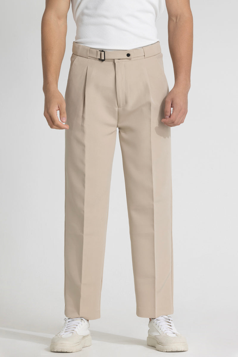 Beige Korean Trousers