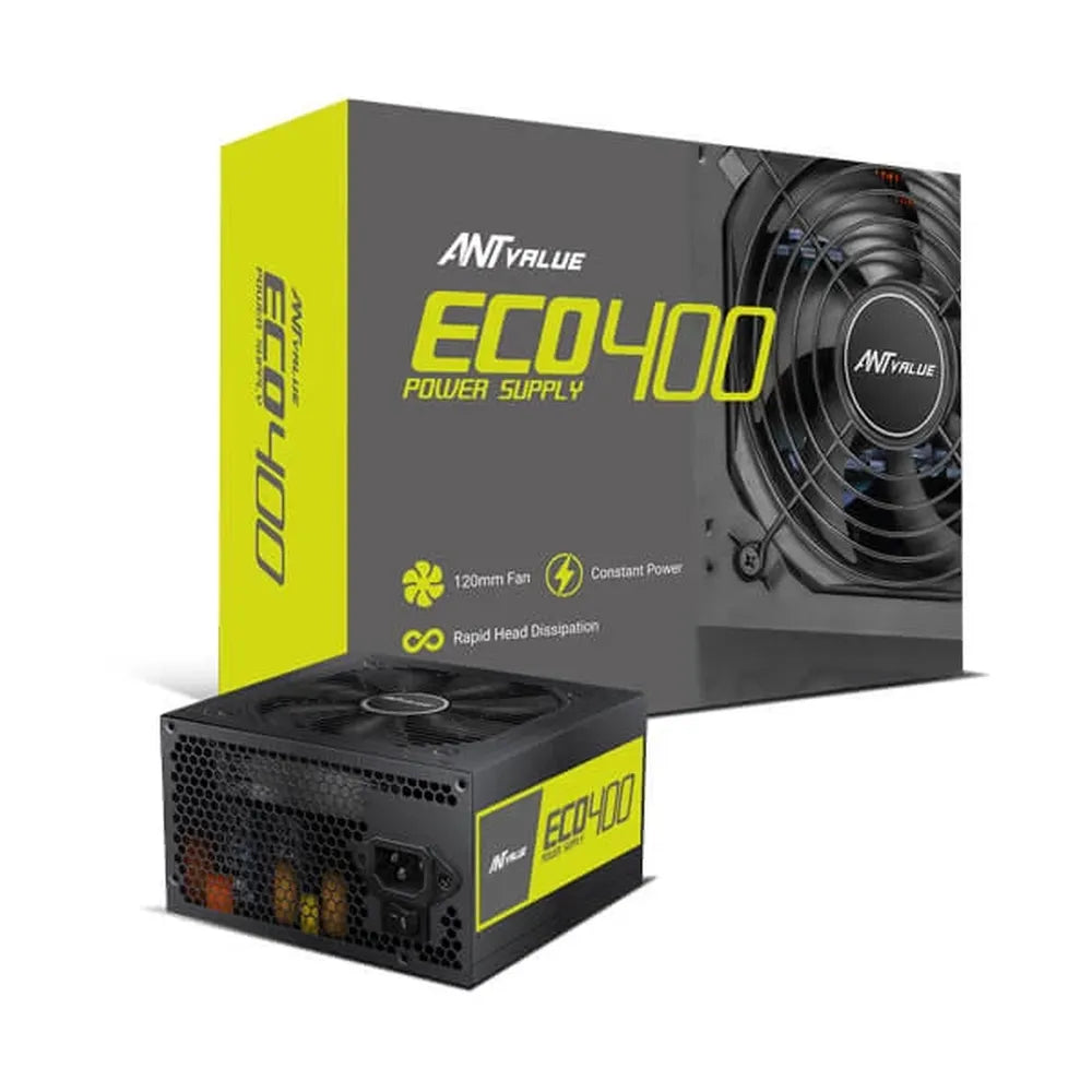 ANT VALUE ECO400 400W Non Modular Power Supply