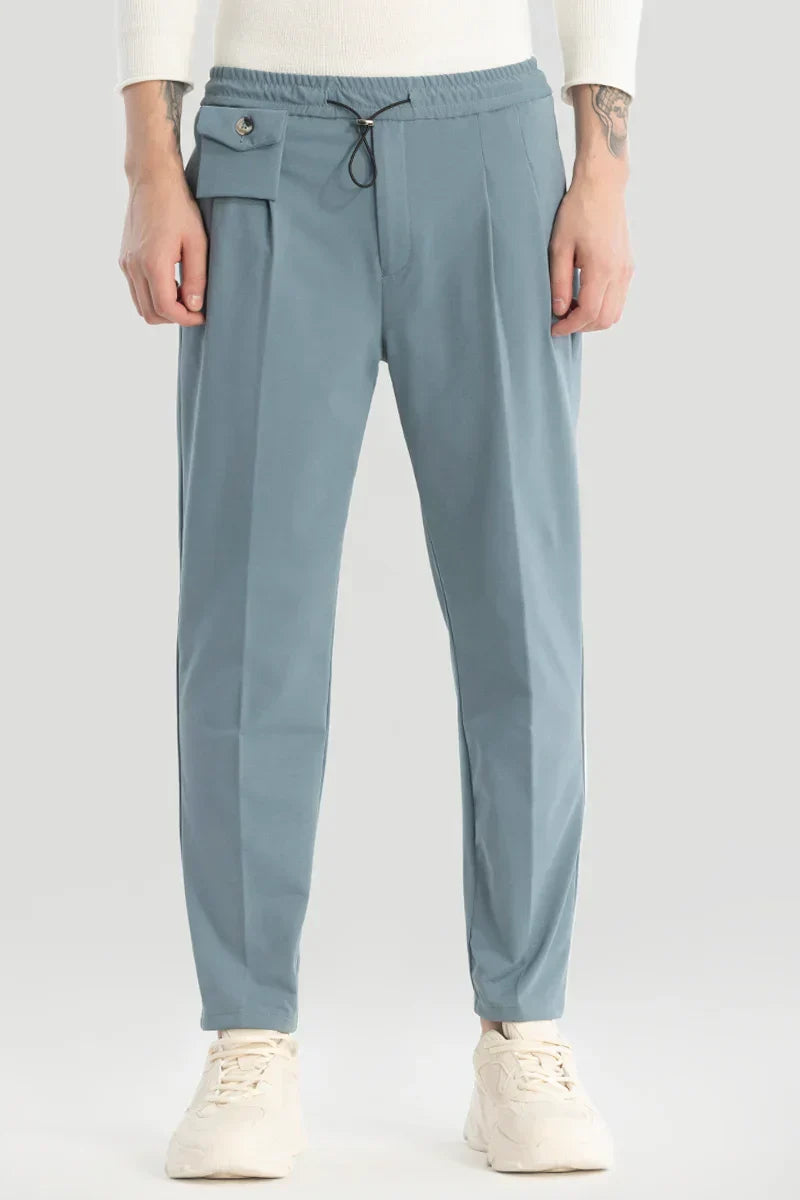 Blue Relaxed Fit Trousers