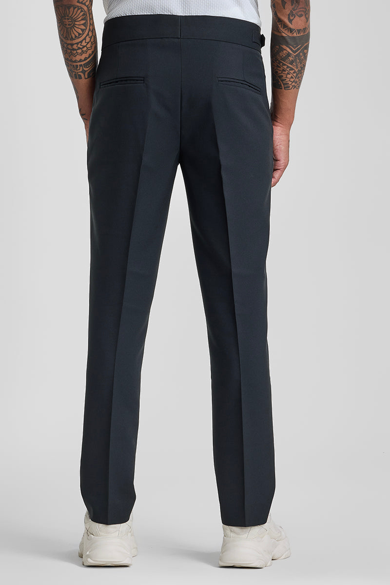 Charcoal Grey Slim Fit Gurkha Trousers