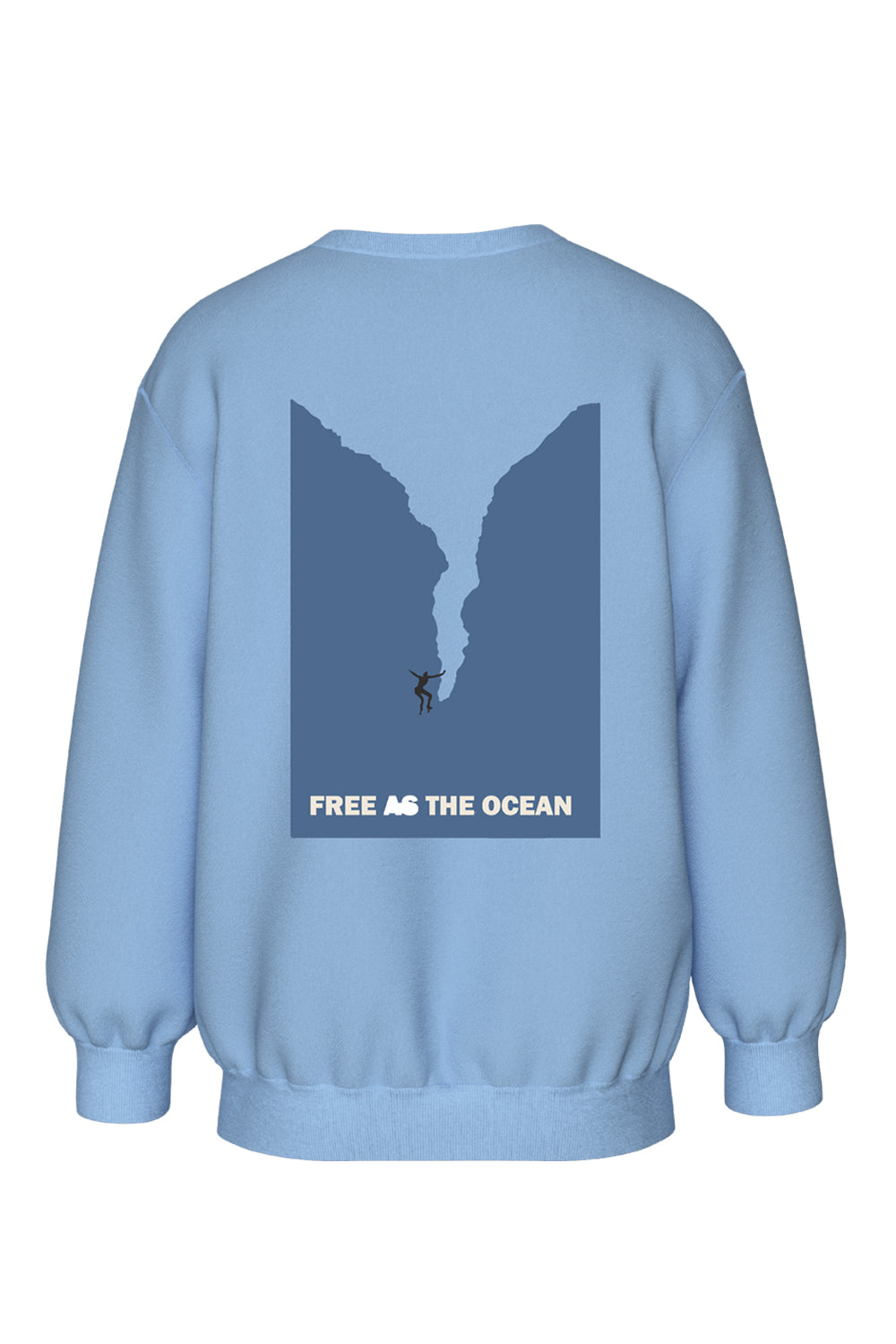 Free as the Ocean Oversized Sweatshirt