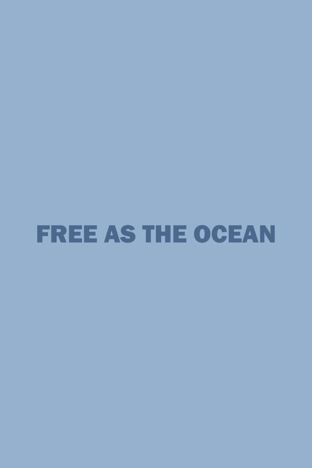 Free as the Ocean Oversized Sweatshirt