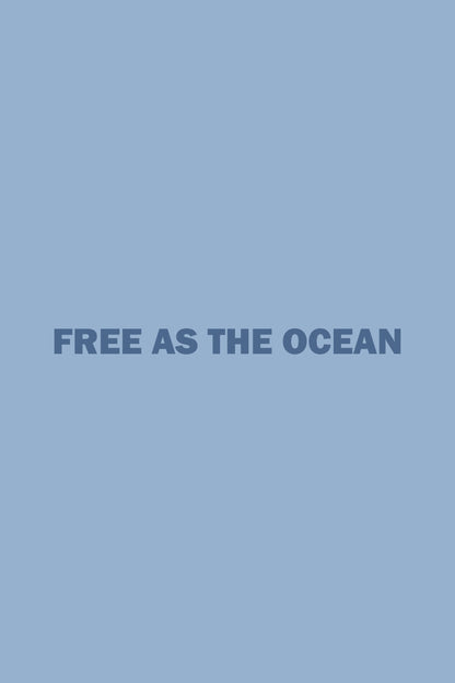 Free as the Ocean Oversized Sweatshirt