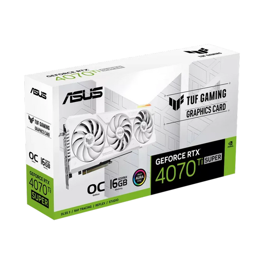 ASUS TUF Gaming GeForce RTX 4070 Ti Super 16GB Nvidia Graphic Card White