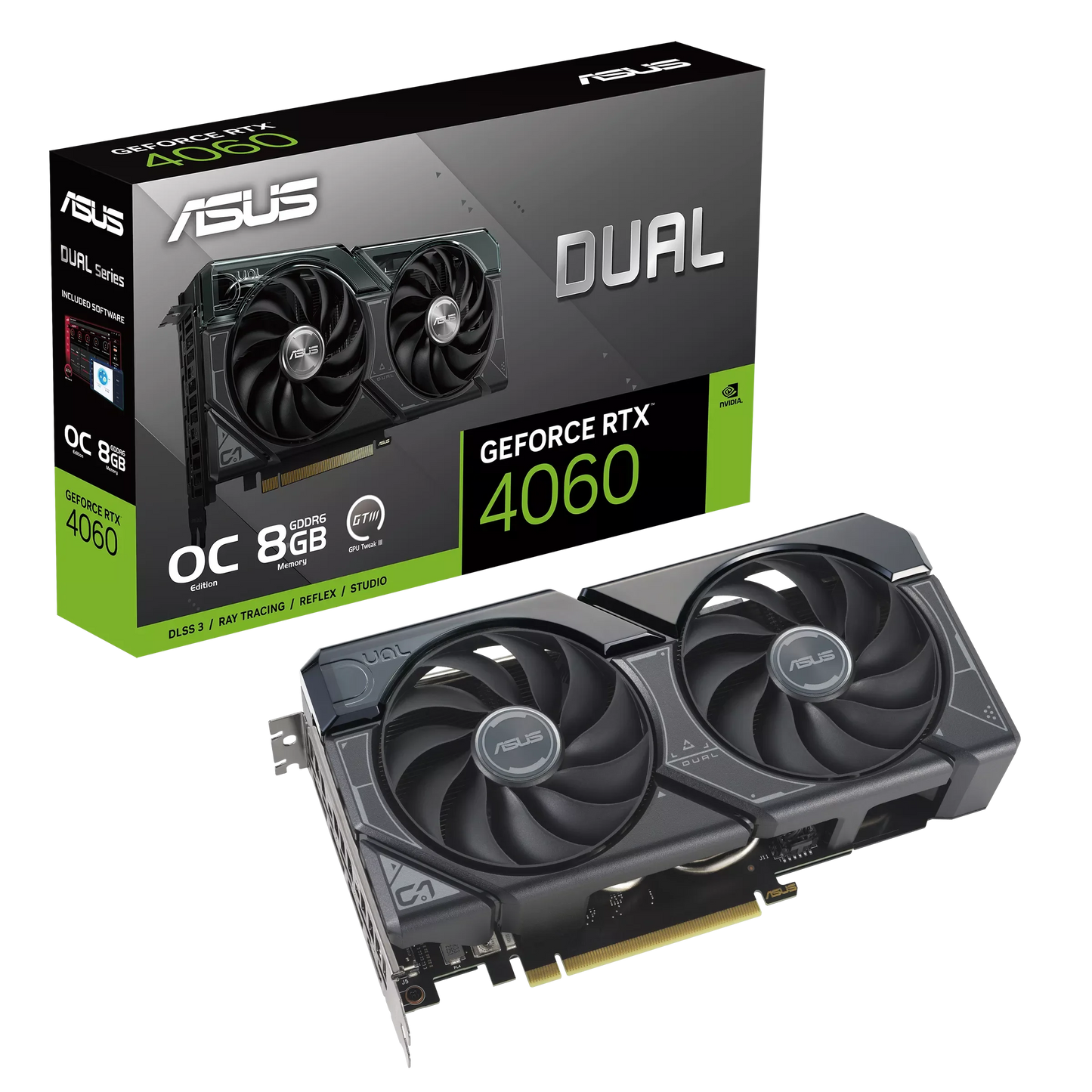 ASUS Dual GeForce RTX 4060 OC Edition 8GB Nvidia Graphic Card