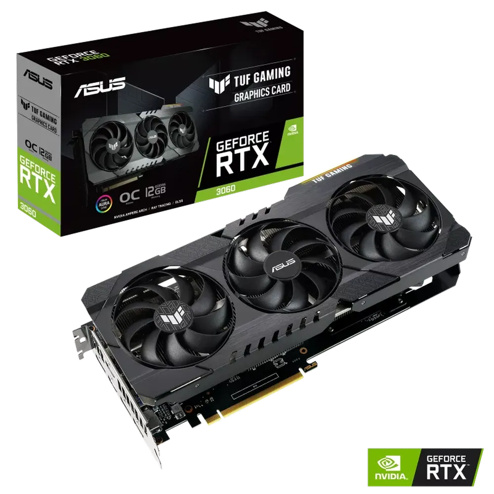 ASUS TUF Gaming GeForce RTX 3060 V2 OC Edition 12GB Nvidia Graphic Card