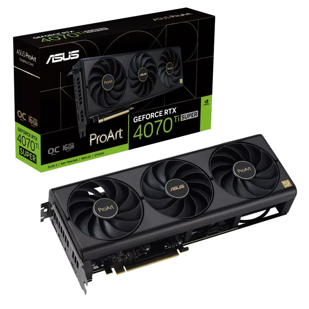 ASUS ProArt GeForce RTX 4070 Ti Super OC Edition 16GB Nvidia Graphic Card