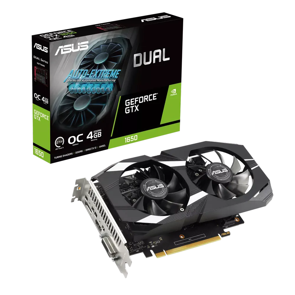 ASUS Dual GeForce GTX 1650 P V2 Gaming OC Edition 4GB Nvidia Graphic Card