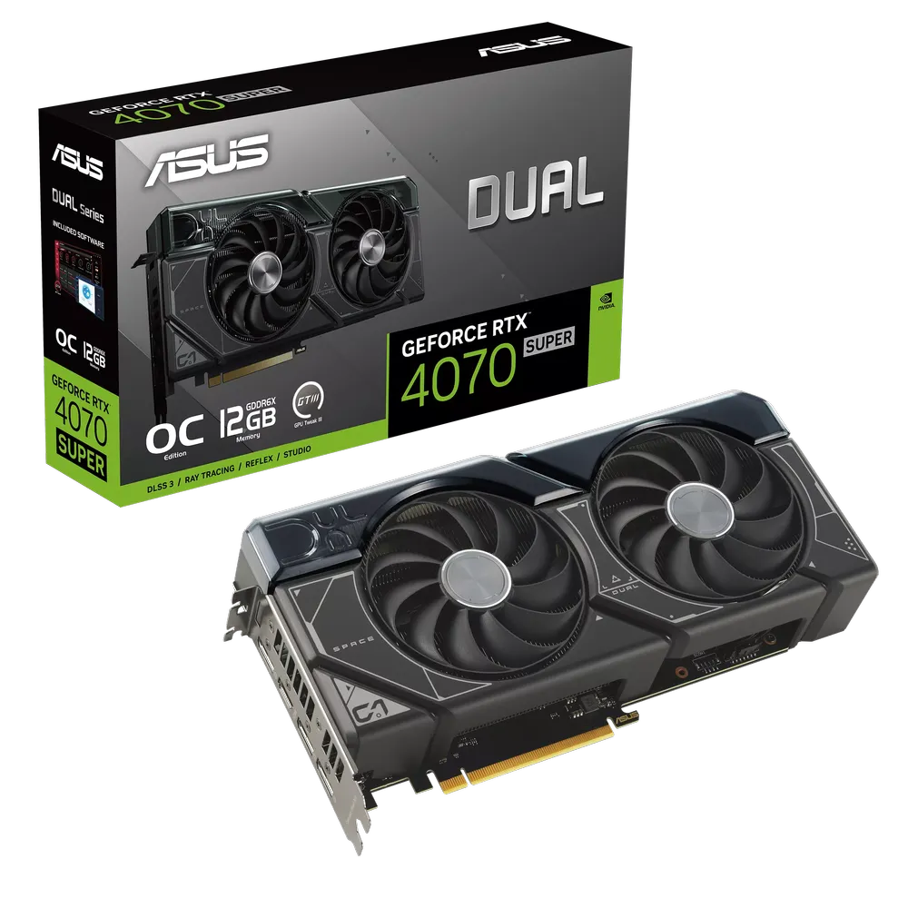 ASUS Dual GeForce RTX 4070 Super OC Edition 12GB Nvidia Graphic Card