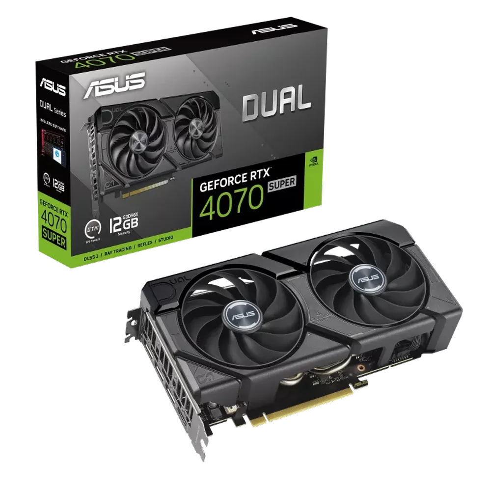 ASUS Dual GeForce RTX 4070 Super EVO 12GB Nvidia Graphic Card