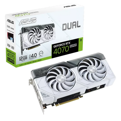 ASUS Dual GeForce RTX 4070 Super White Edition 12GB Nvidia Graphic Card