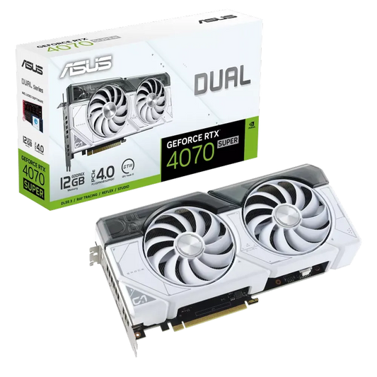 ASUS Dual GeForce RTX 4070 Super White Edition 12GB Nvidia Graphic Card