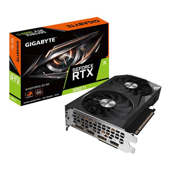 GIGABYTE GeForce RTX 3060 Ti Windforce OC 8GB Nvidia Graphic Card