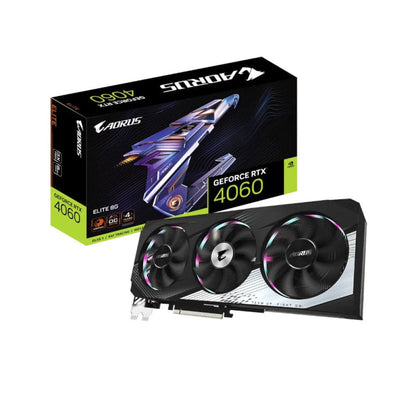 GIGABYTE  GeForce RTX 4060 Aorus Elite Non OC 8GB Nvidia Graphic Card