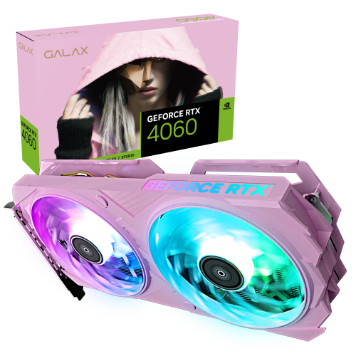 GALAX GeForce RTX 4060 EX Pink (1-Click OC) Nvidia Graphic Card