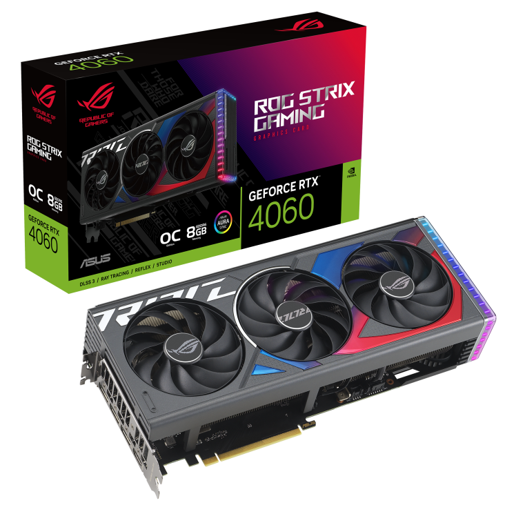 ASUS ROG Strix GeForce RTX 4060 OC 8GB Nvidia Graphic Card