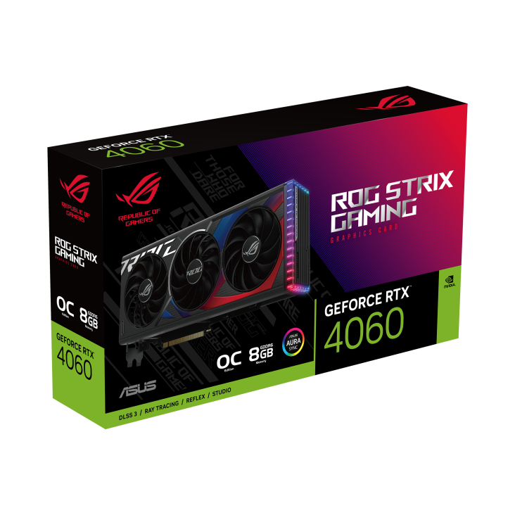 ASUS ROG Strix GeForce RTX 4060 OC 8GB Nvidia Graphic Card