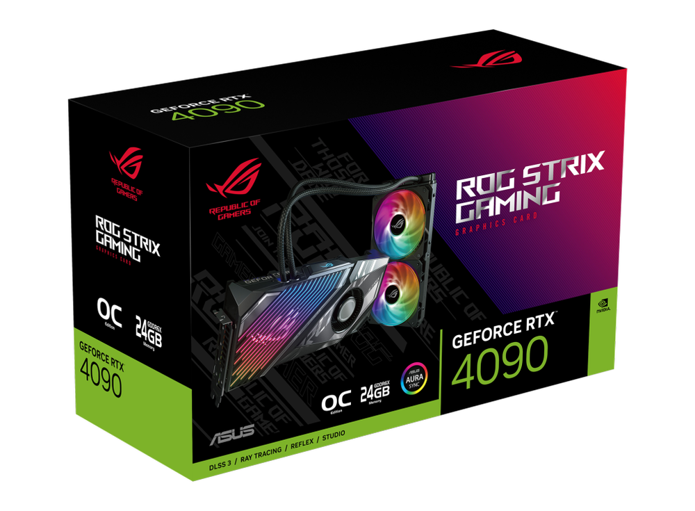 Asus ROG Strix Gaming LC Geforce RTX 4090 OC 24GB NVIDIA Graphics Card