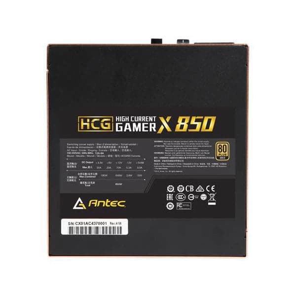 ANTEC HCG850 Extreme 850W 80+ Gold Fully Modular ATX 2.0 Power Supply