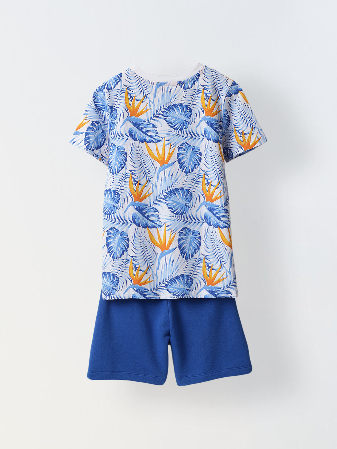 Multi-color Top And Shorts Set For Boys