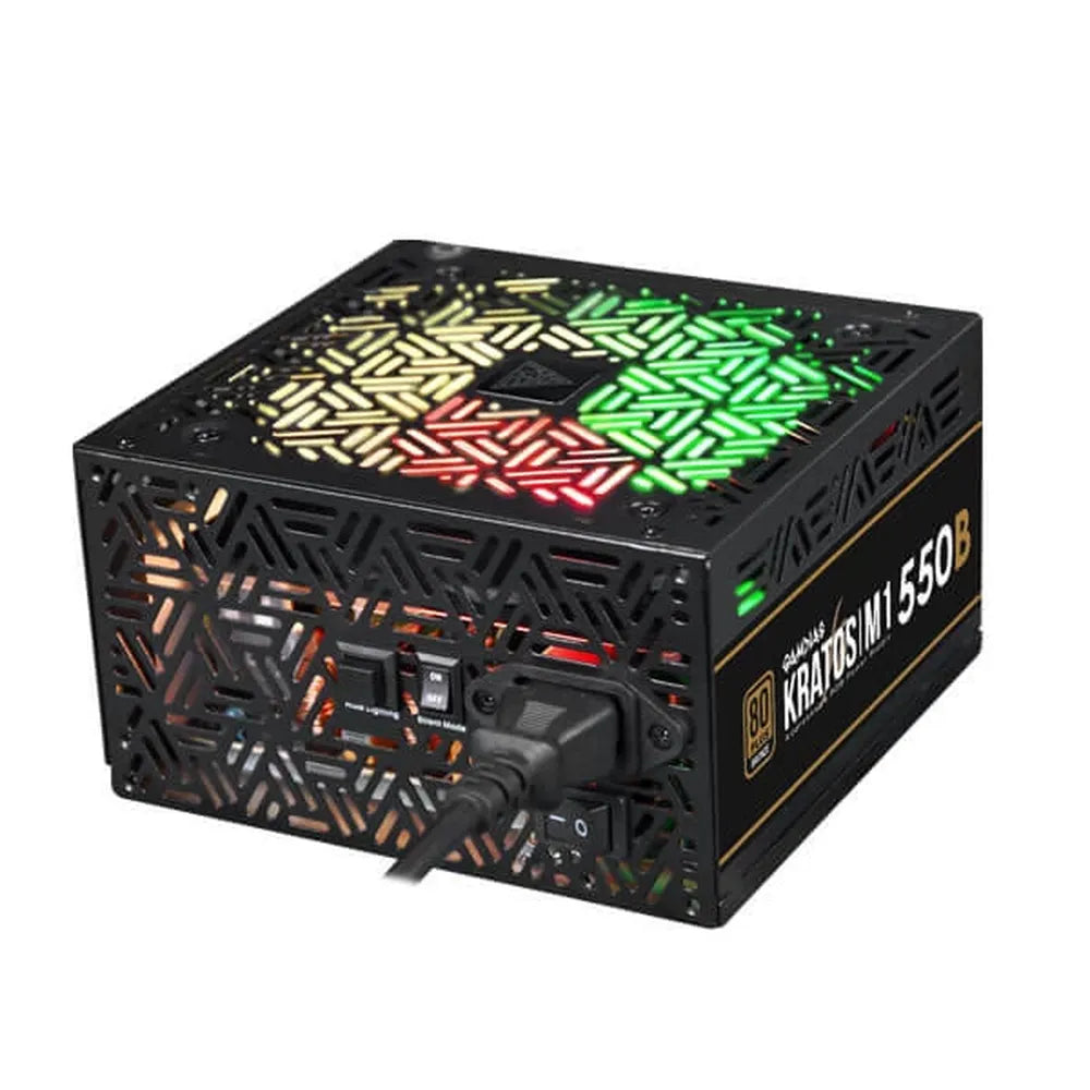 GAMDIAS Kratos M1-550B 550W RGB 80+ Bronze Non Modular Power Supply