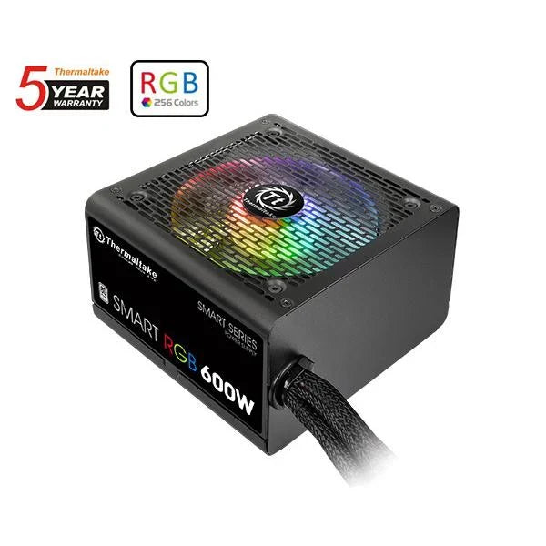 THERMALTAKE Smart RGB 600W 80+ White Non Modular Power Supply (600W)