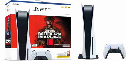 SONY PlayStation 5 console- Modern Warfare III 825 GB with Call of Duty (White, Black)