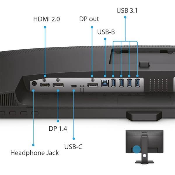 BENQ PD2705Q 27 Inch QHD 60Hz IPS Panel 100% SRGB 5MS AMD Freesync Gaming Monitor